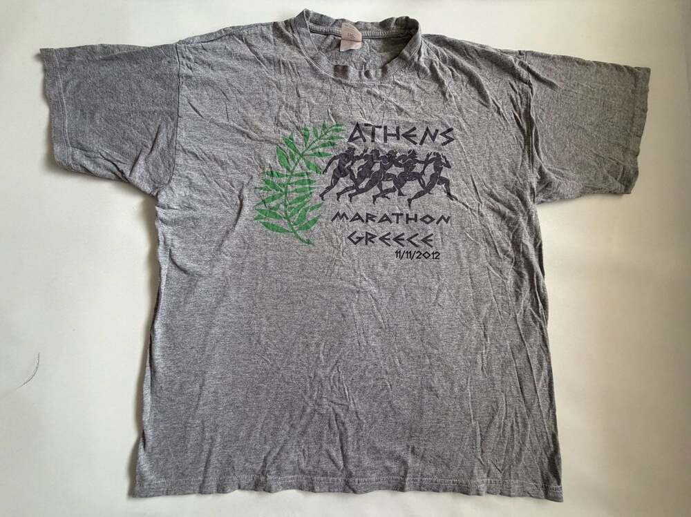 B&C Collection Vintage Gray Exact 150 Classic Fit Tee Size XL